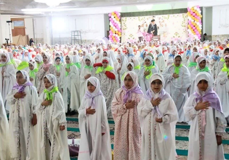 جشن دختران روزهاولی در حرم حضرت معصومه(س)+ تصاویر