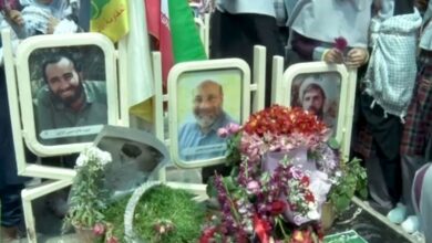 حال و هوای مزار شهید زاهدی پس از موشکباران اسرائیل + فیلم