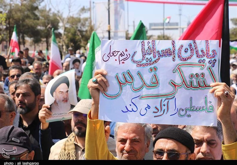 حماسه حضور سمنانیها در روز قدس + تصاویر