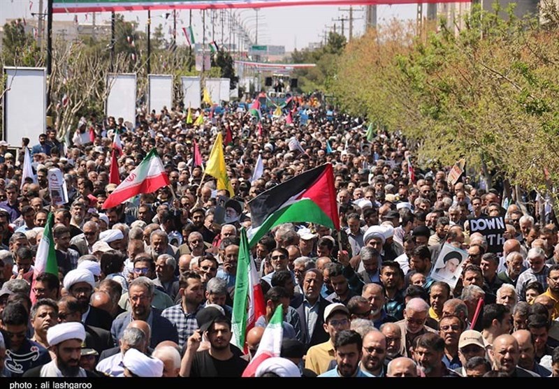 حماسه حضور سمنانیها در روز قدس + تصاویر