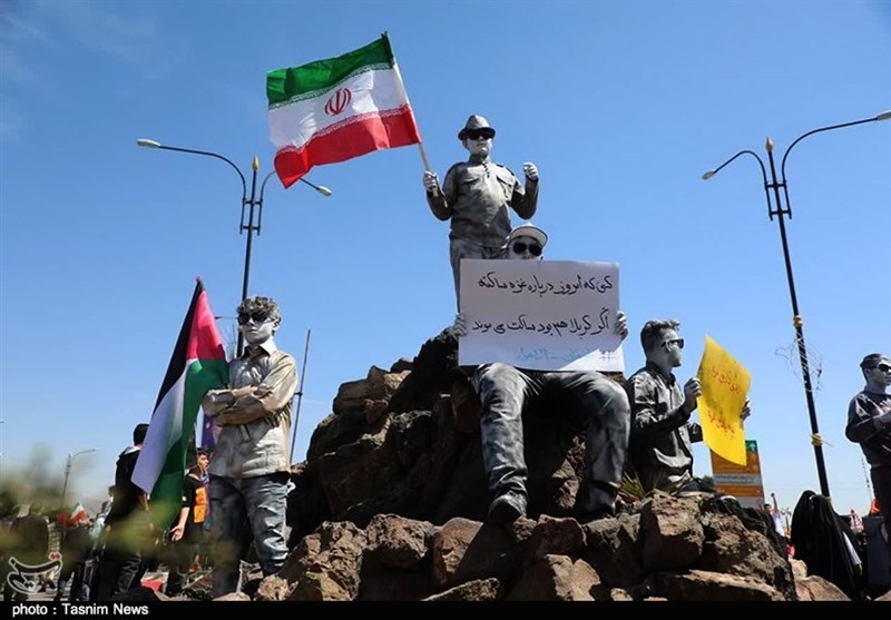 حماسه حضور سمنانیها در روز قدس + تصاویر