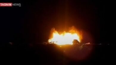 حمله پهپادی به خودروی تروریستها در اطراف زاهدان+فیلم