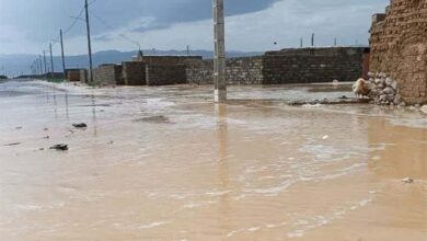 راههای دسترسی شهرستان خوسف به روستاها مختل شد