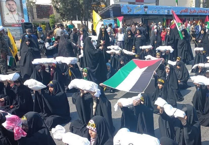 راهپیمایی باشکوه مردم گلستان در راهپیمایی روز قدس + تصاویر