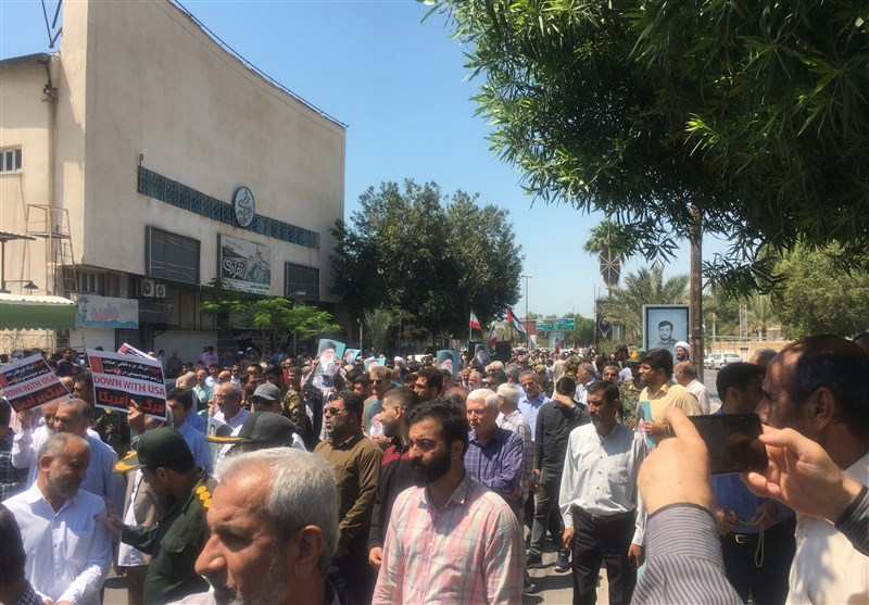 راهپیمایی بوشهریها در تشکر از وعده صادق + فیلم وعکس