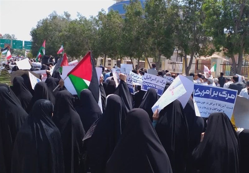 راهپیمایی بوشهریها در تشکر از وعده صادق + فیلم وعکس