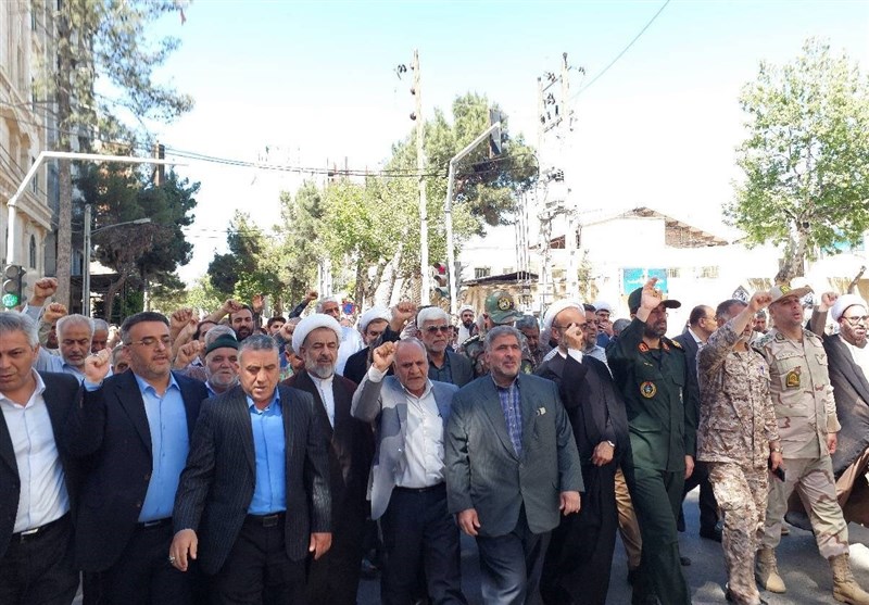 راهپیمایی گلستانیها در حمایت از "وعده صادق"+تصاویر