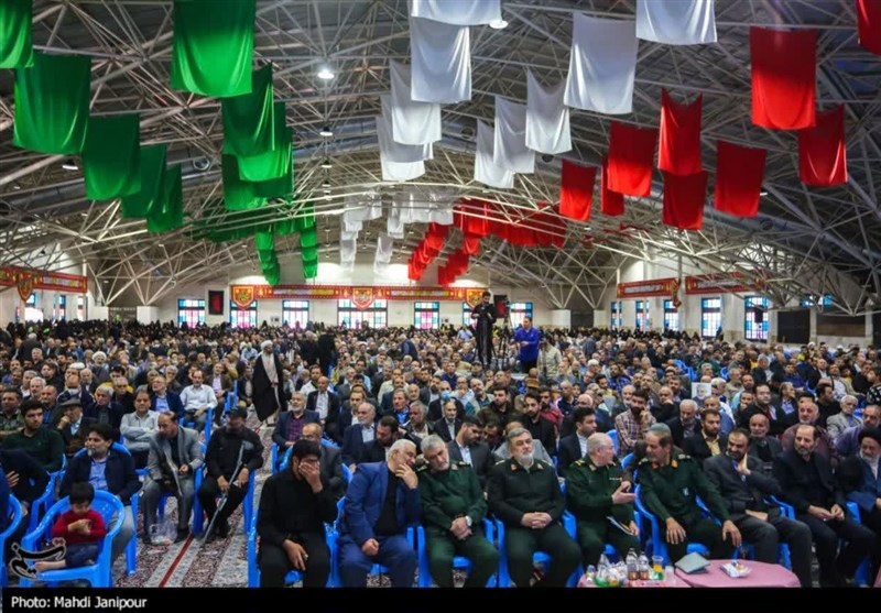 روایت خبرنگار تسنیم از مراسم یادبود 2 سردار جبهه مقاومت 