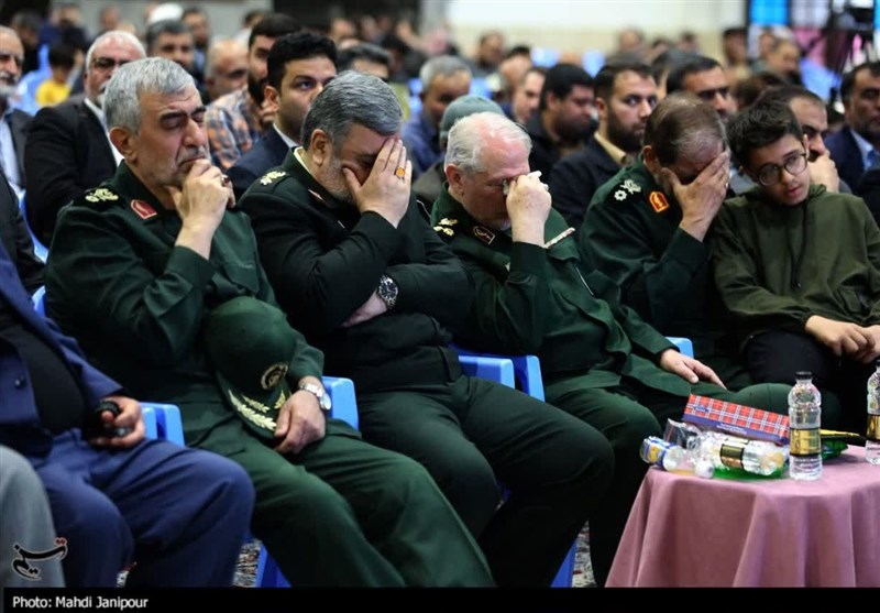 روایت خبرنگار تسنیم از مراسم یادبود 2 سردار جبهه مقاومت 