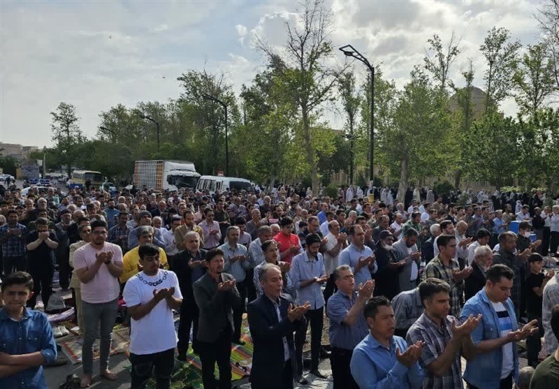شکوه نماز عید فطر در شهرستانهای استان تهران + تصاویر