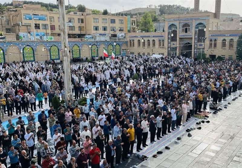 شکوه نماز عید فطر در شهرستانهای استان تهران + تصاویر