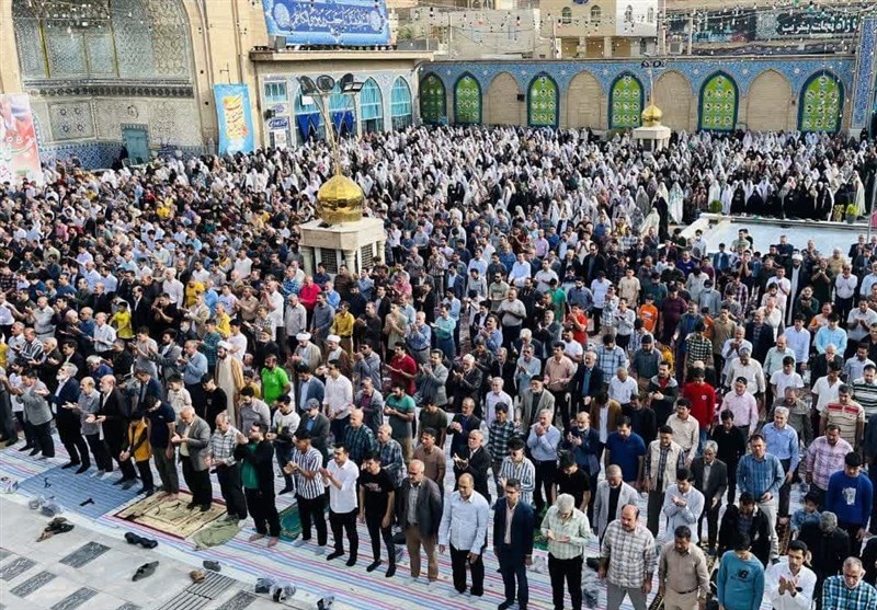 شکوه نماز عید فطر در شهرستانهای استان تهران + تصاویر