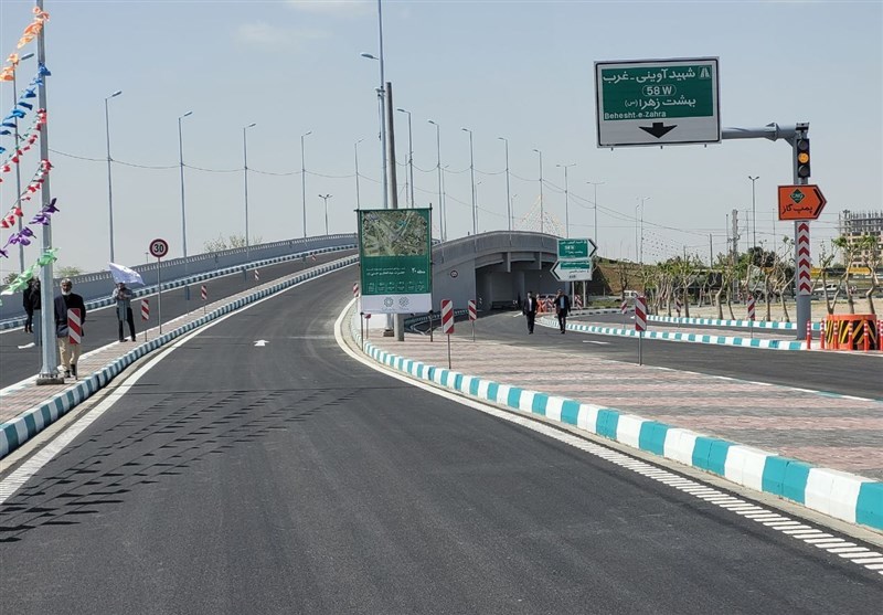 محور ترانزیتی کاشان – بادرود بازگشایی شد