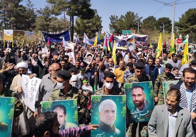 مردم خراسان جنوبی حماسه خود را به نمایش گذاشتند