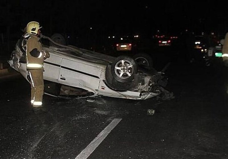 واژگونی سمند در قزوین یک کشته برجا گذاشت