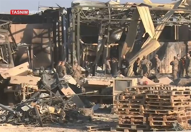 پیام های حمله به پایگاه های آمریکا در شرق سوریه