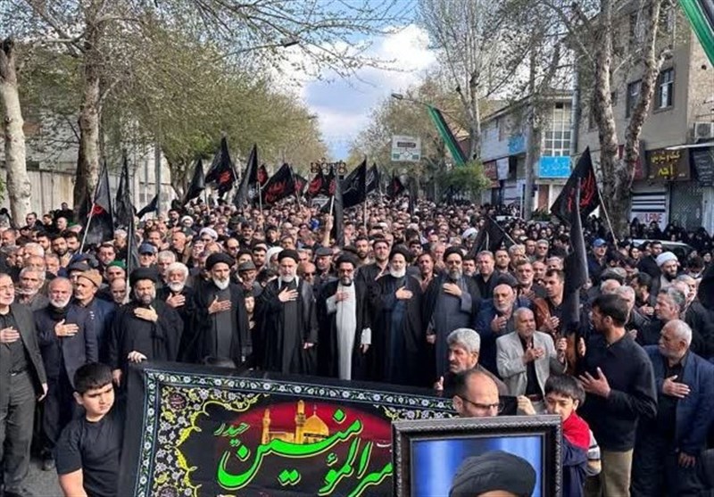 گلستان در سوگ مولای متقیان + تصاویر