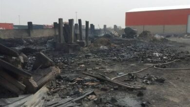 آتشسوزی در انبار ضایعات منطقه ویژه اقتصادی خراسان جنوبی