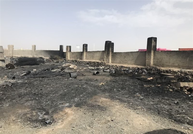 آتشسوزی در انبار ضایعات منطقه ویژه اقتصادی خراسان جنوبی