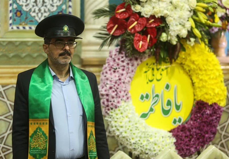 آیین خطبهخوانی خادمان و زائران حرم حضرت معصومه(س) + تصاویر