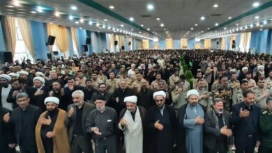 آیین یادبود شهدای خدمت در رباطکریم و پرند + فیلم