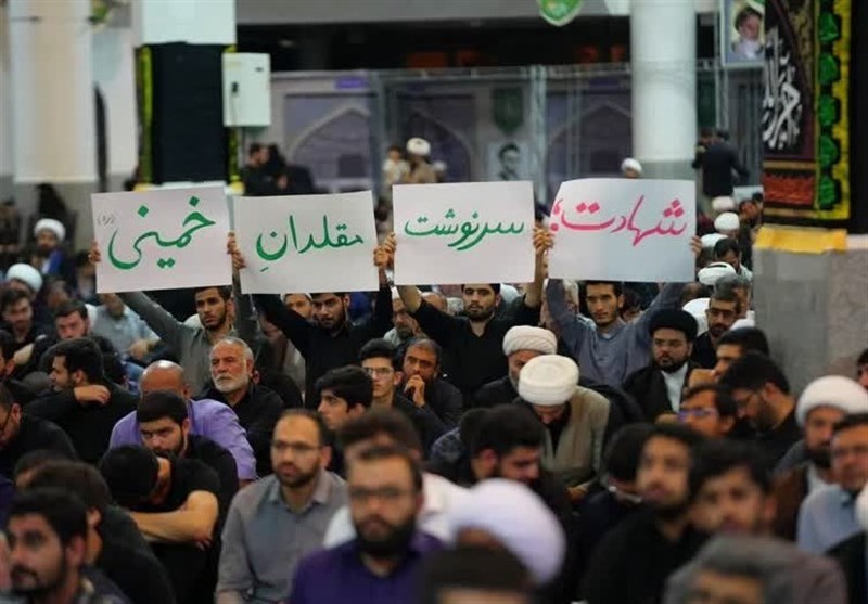 اجتماع جوانان جبهه مقاومت در عزای شهید آیتالله رئیسی+تصاویر