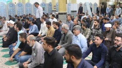 اجتماع دانشگاهیان کرمانشاه در سوگ شهدای خدمت