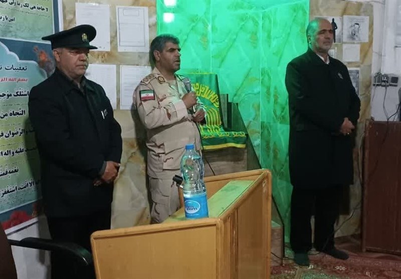 استقبال از پرچم امام رضا(ع) در نقطه صفر مرزی