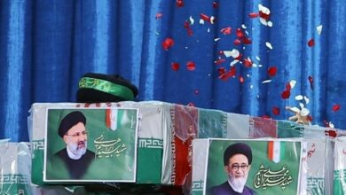 استقبال از پیکر شهید آلهاشم در فرودگاه تبریز + فیلم