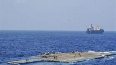 انبیسی: آمریکا تحویل کمک از طریق دریا به غزه را تعلیق کرد