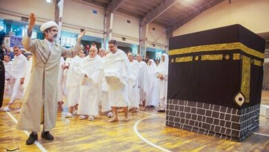 انتقال زائران حج تمتع از مدینه به مکه با قطار سریعالسیر