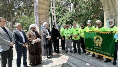 بدرقه دوچرخهسواران « حرم تا حرم» + تصاویر