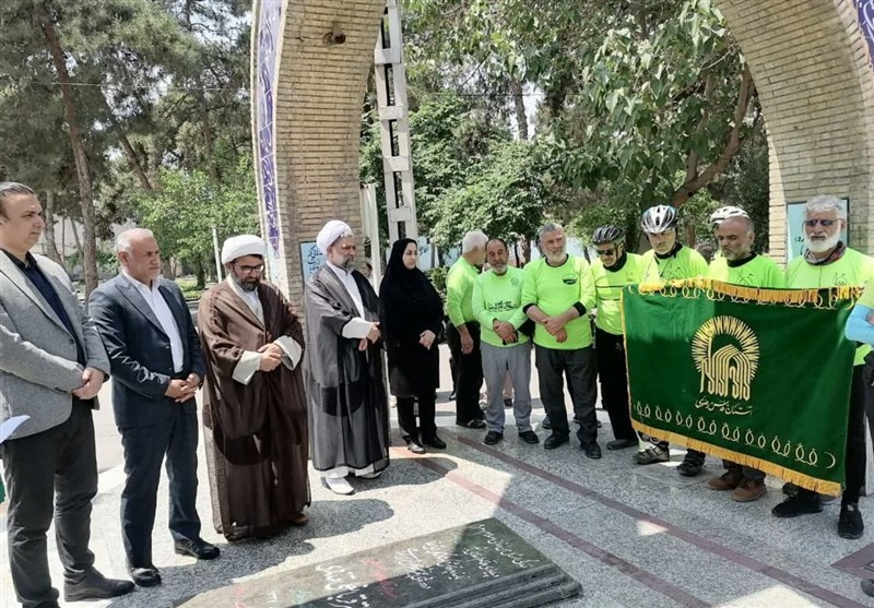 بدرقه دوچرخهسواران « حرم تا حرم» + تصاویر