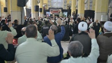 برگزاری مراسم هفتمین روز شهدای امنیت در کرج