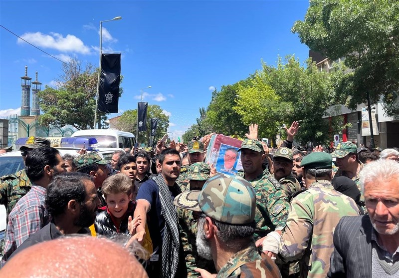 تشییع باشکوه شهید قدیمی در پایتختِ شور حسینی + فیلم