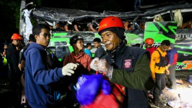 تصادف مرگبار در اندونزی/اتوبوس ترمز برید؛ ۱۱ دانشآموز جان باختند