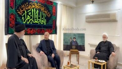 حضور قالیباف و حجت الاسلام محسنی اژهای در منزل رییس جمهور شهید