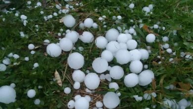 خسارت سنگین سیل و تگرگ به روستاهای خراسان شمالی+فیلم