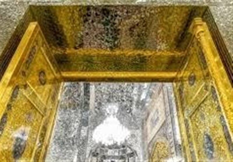 درب طلای حرم امام رضا(ع) آماده شد