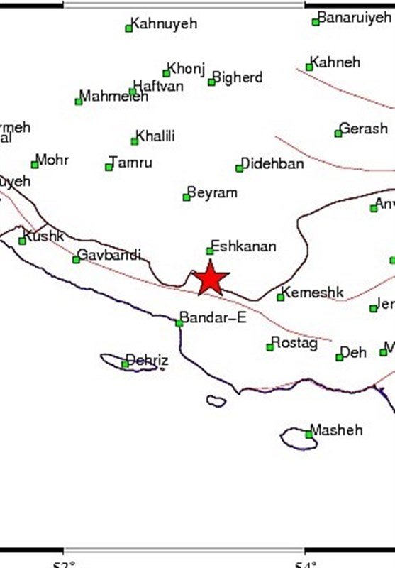 زمینلرزه 4.6 ریشتری منطقه اهل در لامرد را لرزاند