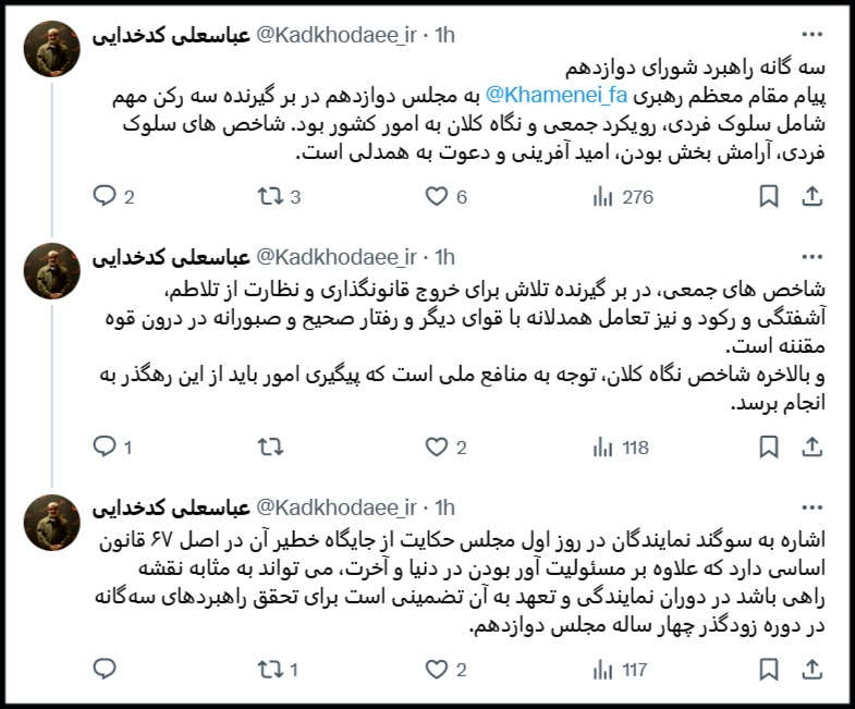  سهگانه راهبرد شورای دوازدهم