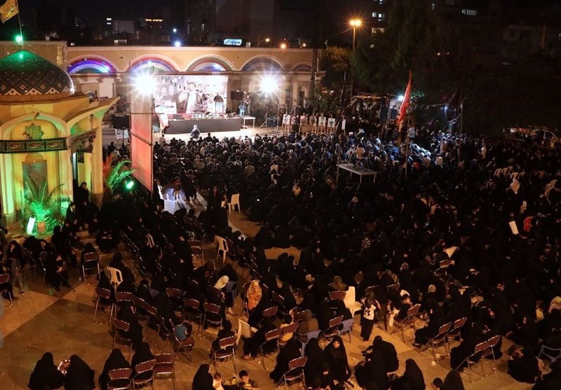 شام غریبان شهدای خدمت در بوشهر +تصاویر