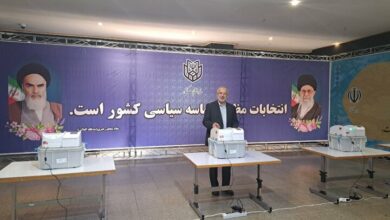 «شاهچراغی» رای خود را به صورت الکترونیکی ثبت کرد