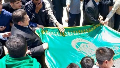 عطر حرم رضوی در کوچه های کوهدشت پیچید+ تصاویر