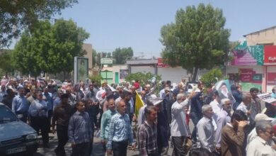 فریاد بوشهریها علیه جنایات صهیونیستها در رفح +فیلم