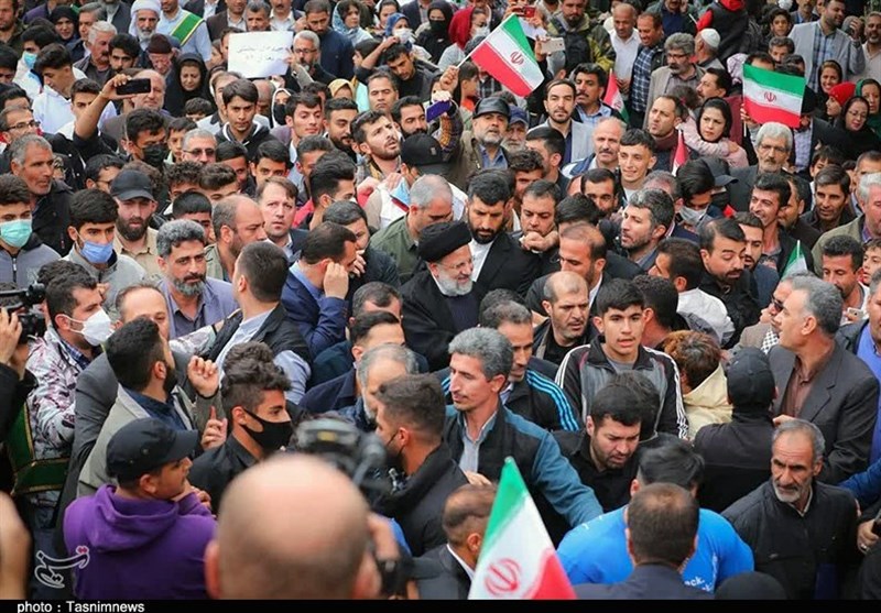 قابهای ماندگار از شهید رئیسی در کردستان + تصاویر