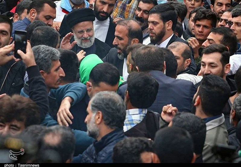 قابهای ماندگار از شهید رئیسی در کردستان + تصاویر