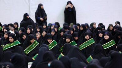 مراسم ترحیم والده دبیرکل حزبالله در حرم حضرت معصومه (س)