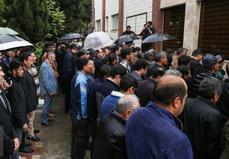 پیکر مرحوم رحیم پرواسی در اردبیل تشییع شد