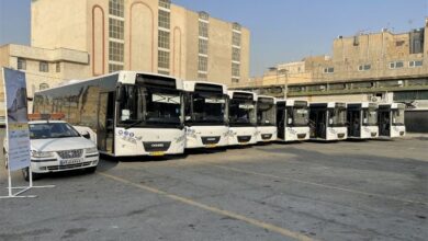 100 دستگاه اتوبوس جدید به ناوگان اتوبوسرانی قم اضافه میشود